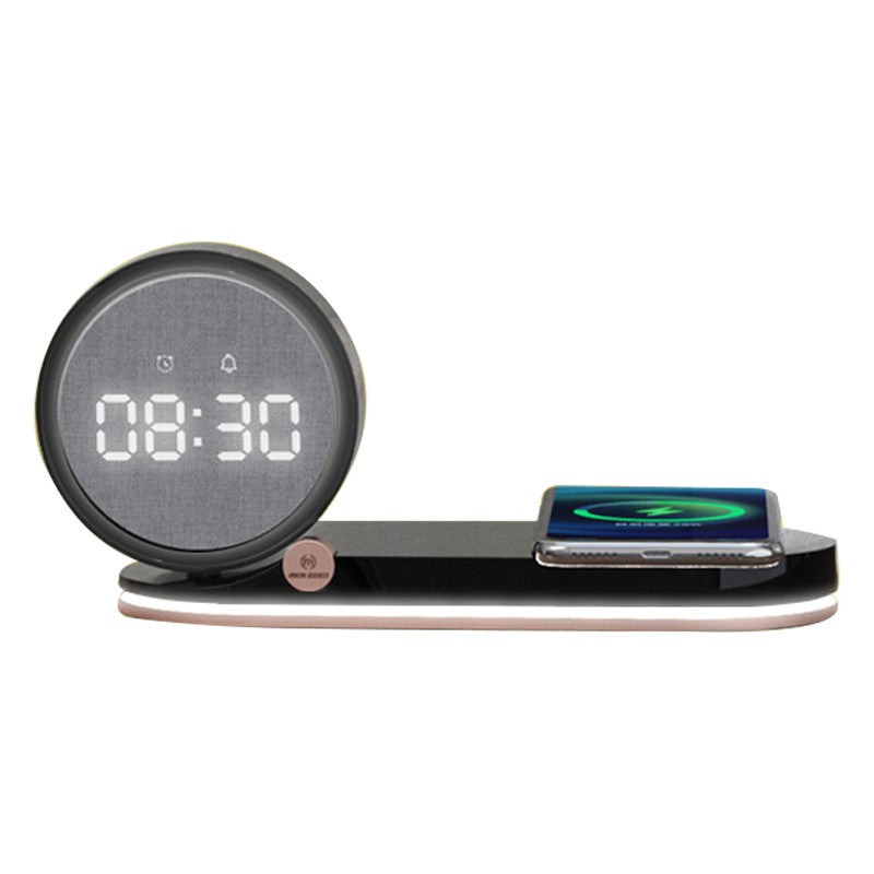 K02T Multifunction 15W Wireless Charger Alarm Clock Touch Dimmable Light Time Temperature Display K02T Multifunction 15W Wireless Charger Alarm Clock Touch Dimmable Light Time Temperature Display